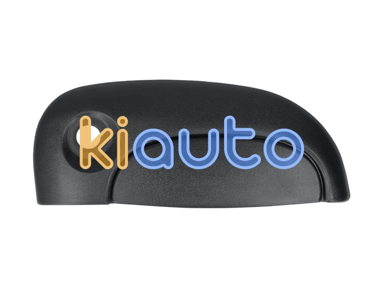 Maneta de puerta exterior nissan kubistar 2003-2008 negra / con agujero llave / delantera derecha OE 7700354479