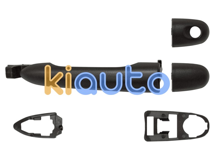 Maneta de puerta exterior nissan primera 2002-2008 negra / delantera izquierda OE 80640JY00A