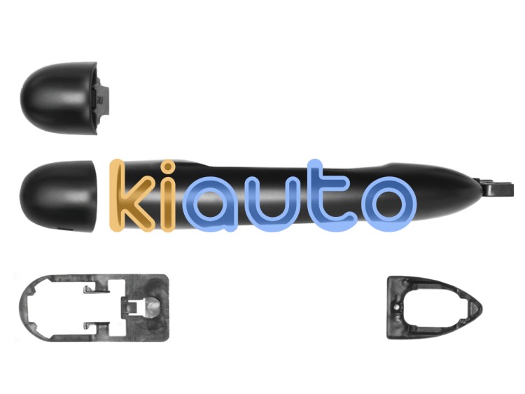 Maneta de puerta exterior nissan primera 2002-2008 negra / trasera derecha OE 8200452520 / 8200004747 / 80642AV600