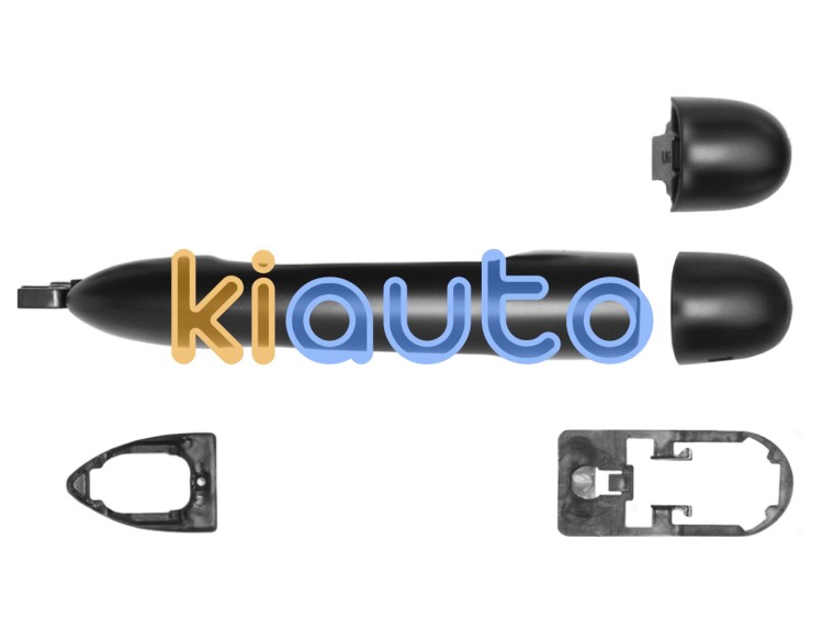 Maneta de puerta exterior nissan primera 2002-2008 negra / trasera izquierda OE 8200452520 / 8200004747 / 80642AV600