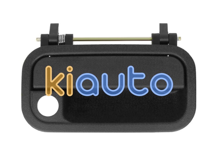 Maneta de puerta exterior opel astra f 1991-1994 negra / con agujero llave / delantera derecha OE 138039 / 93240360
