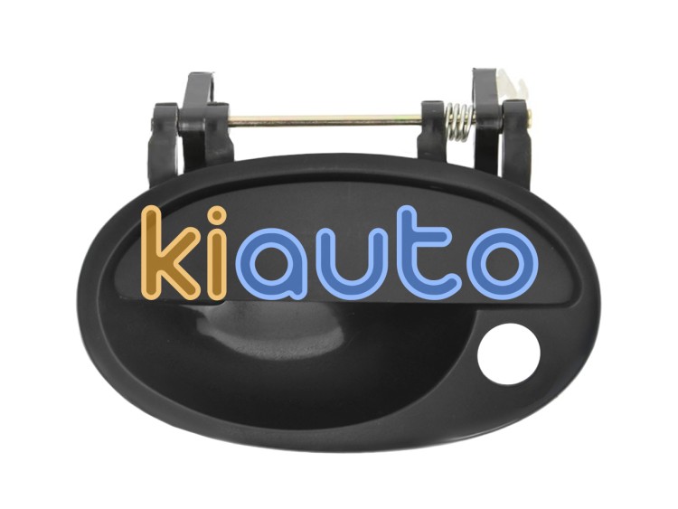 Maneta de puerta exterior opel corsa c 2000-2003 negra / con agujero llave / delantera izquierda OE 5138180 / 9198788 / 93176966
