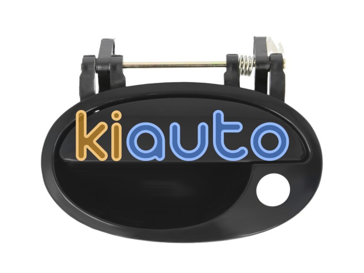 Maneta de puerta exterior opel meriva 2003-2006 negra lisa / con agujero llave / delantera izquierda OE 5138140 / 9201122