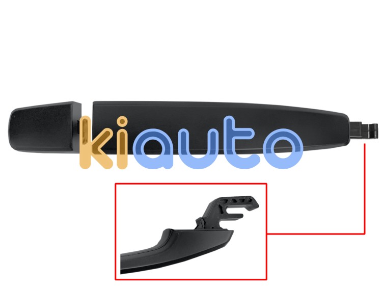 Maneta de puerta exterior opel meriva 2010-2013 imprimada / delantera derecha OE 138619 / 92233089 / 138616