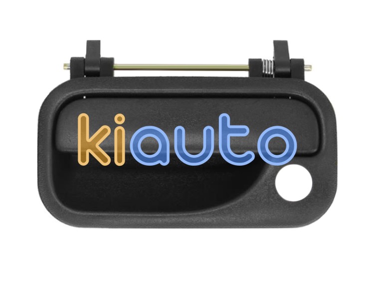 Maneta de puerta exterior opel vectra b 1995-2002 negra / con agujero llave / delantera izquierda OE 5138013