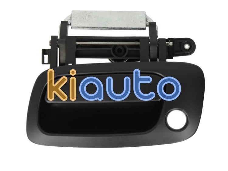 Maneta de puerta exterior opel zafira a 1999-2005 negra / con agujero llave / delantera izquierda OE 5138152