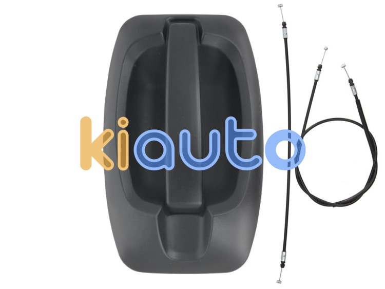 Maneta de puerta exterior peugeot boxer 2014-> negra / con cable / lateral derecha OE 9101CV / 9117G2 / 735426421