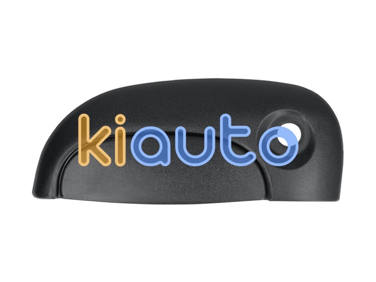 Maneta de puerta exterior renault kangoo 2003-2007 negra / con agujero llave / delantera izquierda OE 7700354478