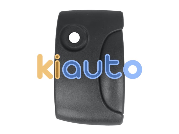 Maneta de puerta exterior renault kangoo 2003-2007 negra / con agujero llave / lateral derecha OE 7700303504