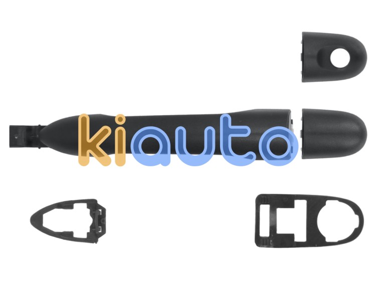 Maneta de puerta exterior renault kangoo 2013-2021 negra / lateral derecha OE 7701478188