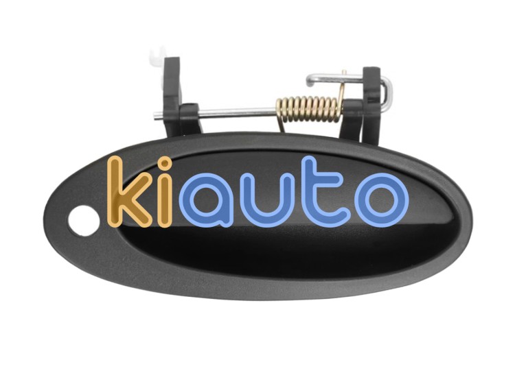 Maneta de puerta exterior renault laguna 1998-2001 negra / con agujero llave / delantera derecha OE 7700821374