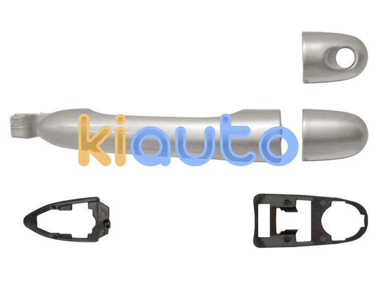 Maneta de puerta exterior renault laguna 2001-2005 plata / trasera izquierda OE 80640JY00A