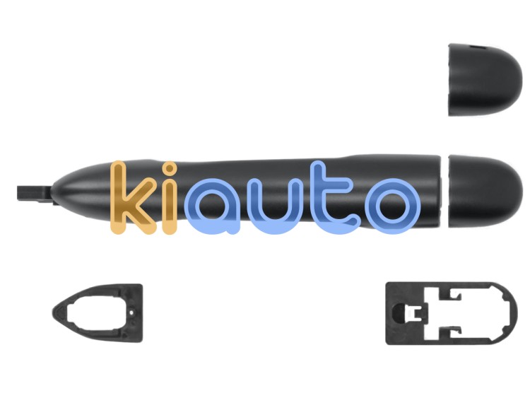 Maneta de puerta exterior renault scenic 2002-2006 negra trasera izquierda OE 7701474436