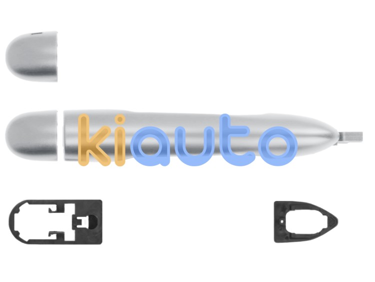 Maneta de puerta exterior renault scenic 2002-2006 plata delantera derecha OE 7701474437