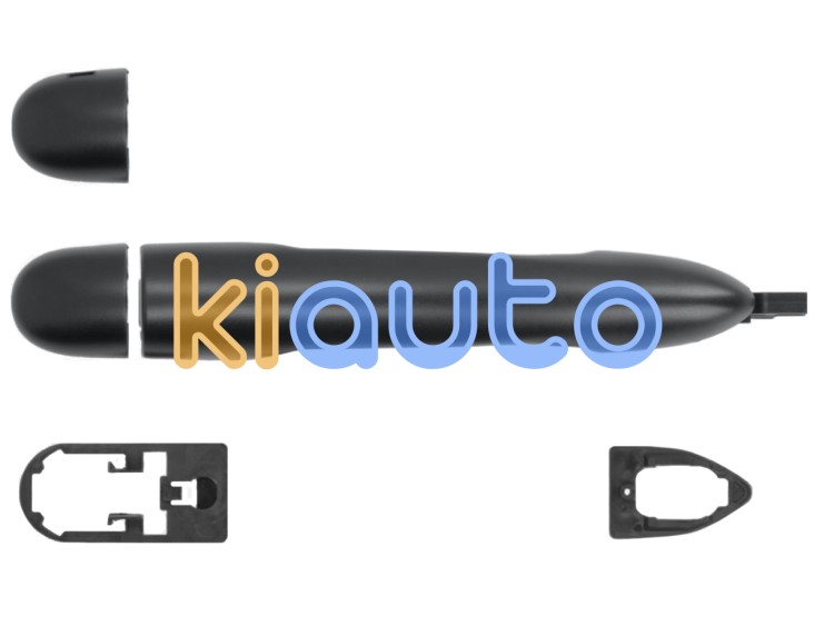 Maneta de puerta exterior renault scenic 2006-2009 negra trasera derecha OE 7701474436