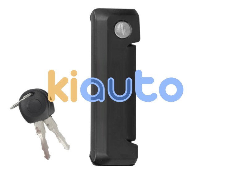 Maneta de puerta exterior volkswagen caravelle 1990-1996 negra / con llave / lateral derecha OE 7D0843704B