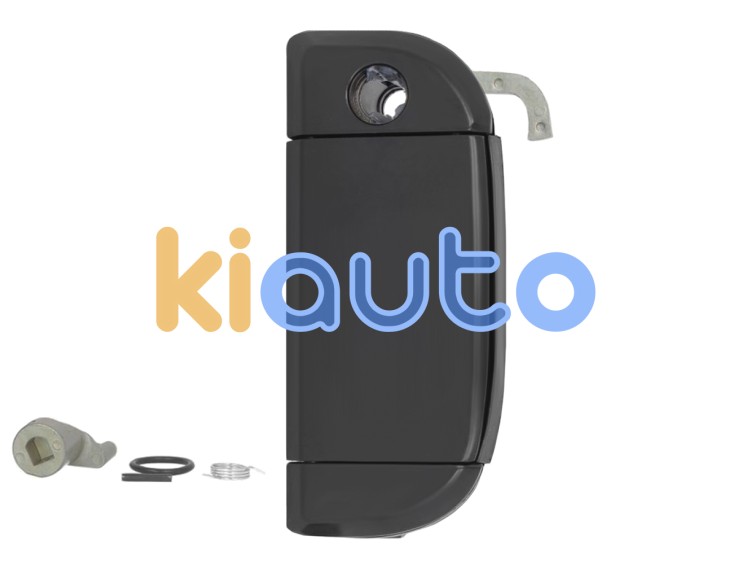 Maneta de puerta exterior volkswagen caravelle 1996-2003 negra / con agujero llave / delantera derecha OE 801837206
