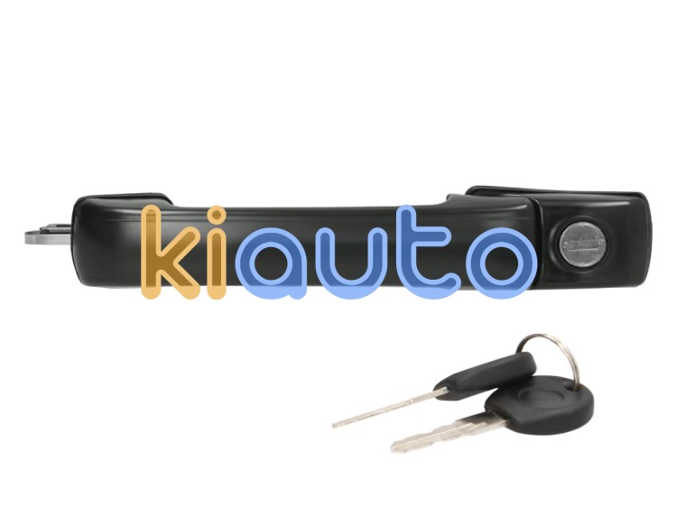 Maneta de puerta exterior volkswagen golf iii 1992-1997 negra / con llave / delantera izquierda OE 1H0837207B / 1H0837207C