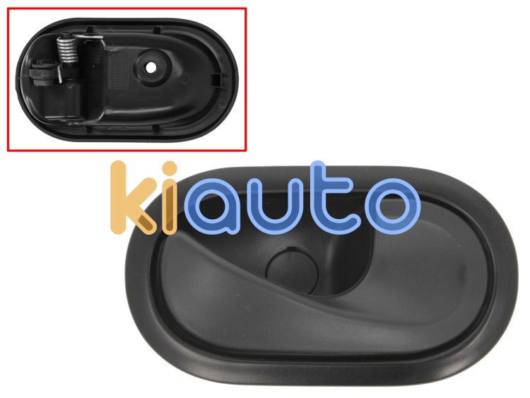 Maneta de puerta interior dacia dokker 2017-2021 para clip / con palanca negra / base negra / delantera derecha OE 8200733847