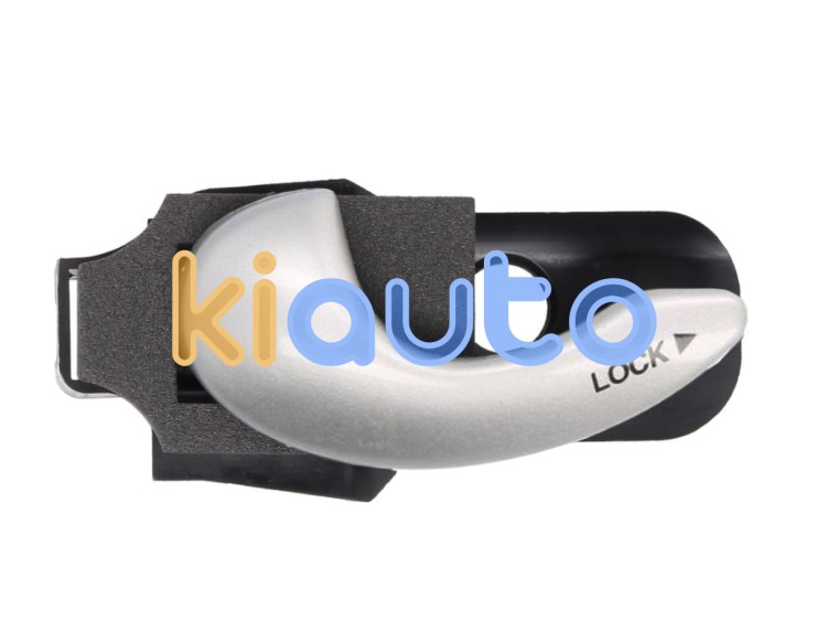 Maneta de puerta interior fiat palio / palio weekend 2002-2005 plata / trasera izquierda OE 735357036
