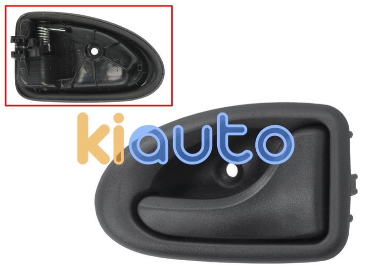 Maneta de puerta interior renault trafic 2007-2014 para cable / negra / delantera derecha OE 4414133 / 93859065