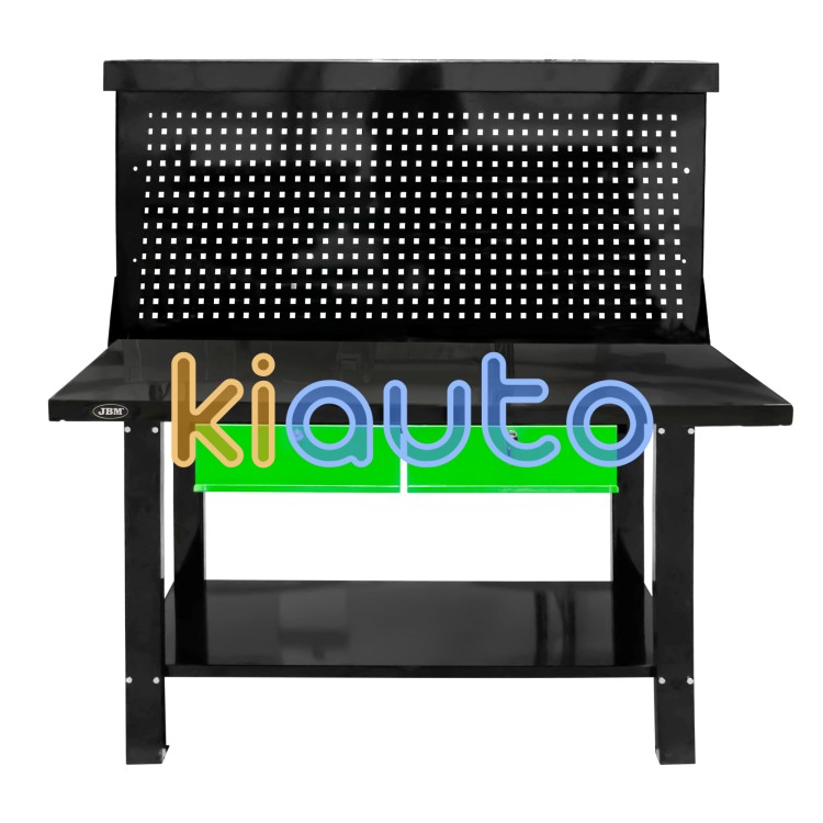 Mesa de trabajo con panel frontal