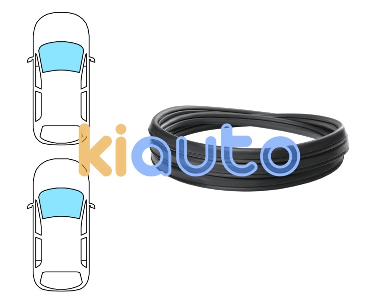 Moldura parabrisas citroen ax 1992-1996 3/5 puertas / delantera / rollo 25 m Eurocode 1447