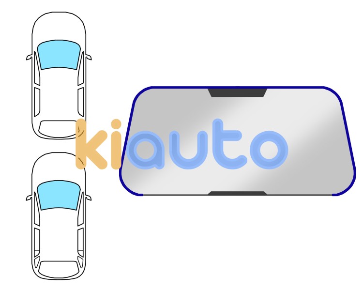 Moldura parabrisas suzuki grand vitara 1998-2001 3/5 puertas / delantera / forma de u Eurocode 8020ASMR