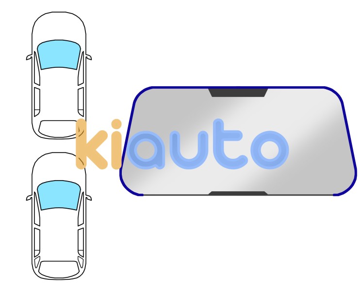Moldura parabrisas suzuki swift 1995-2000 4/5 puertas / delantera / forma de u Eurocode 8012ASMH