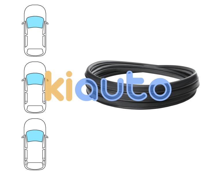 Moldura parabrisas volkswagen bora 1997-2005 3/5 puertas / familiar / delantera / superior (rollo 15m) Eurocode 8558R
