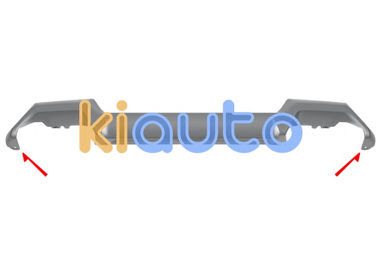 Moldura parachoques citroen c3 aircross 2020-2024 delantera / inferior / gris plata / modelo ripcurl OE YQ009644ZV