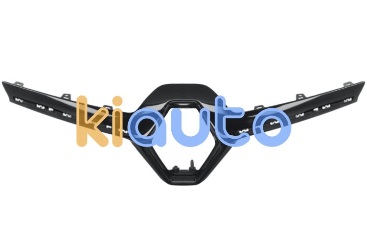 Moldura rejilla renault kadjar 2015-2018 frente / superior / negra brillante OE 623829863R