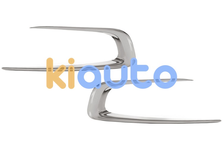 Molduras rejilla peugeot peugeot 2008 2012-2016 delantera / cromada / kit / izquierda+derecha OE 1610144280
