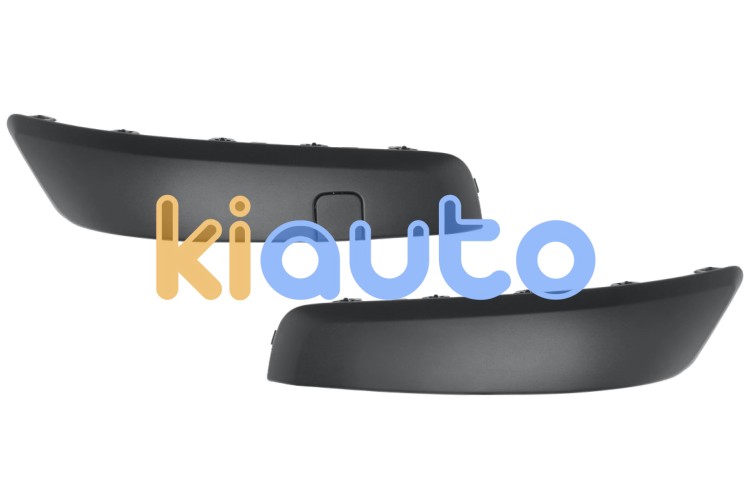 Molduras renault scenic 2006-2009 parachoques delantero / negras / kit / izquierda+derecha OE 7701477304