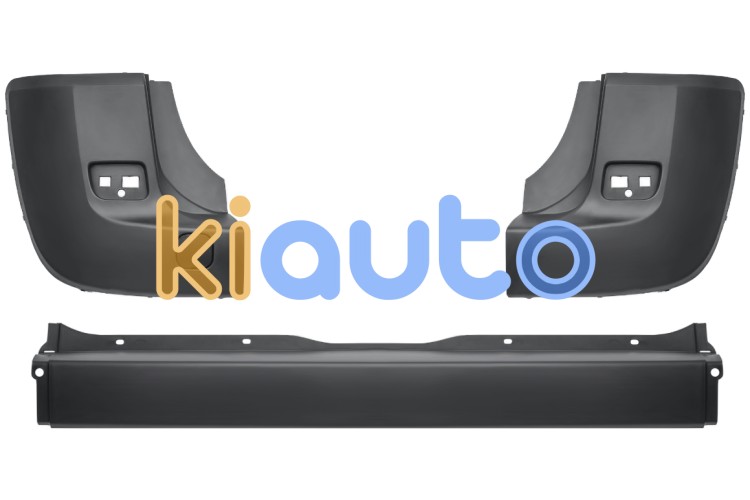 Molduras renault scenic 2006-2009 parachoques trasero / kit / izquierda+derecha OE 7701474786