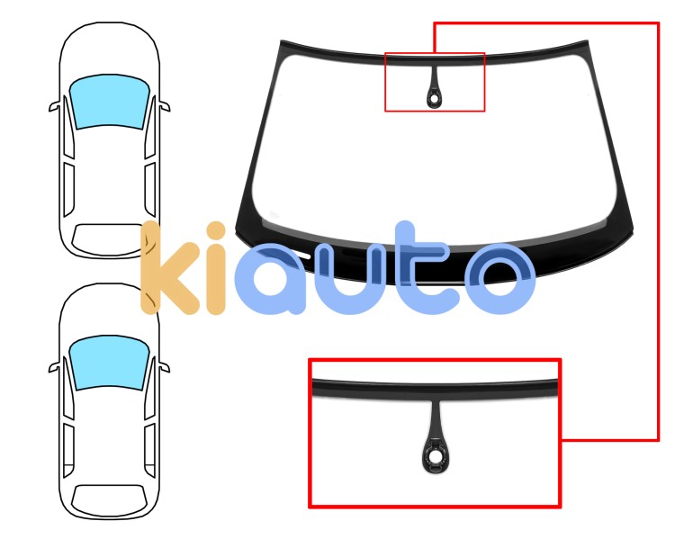 Parabrisas audi a3 2016-2020 3/5 puertas / delantero / verde / con sensor / molduras premontadas Eurocode 8616AGSMVWZ