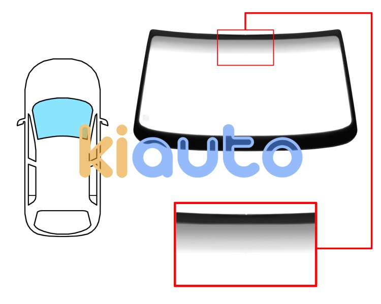 Parabrisas audi a8 1999-2002 delantero / verde banda gris Eurocode 8569AGSGYV