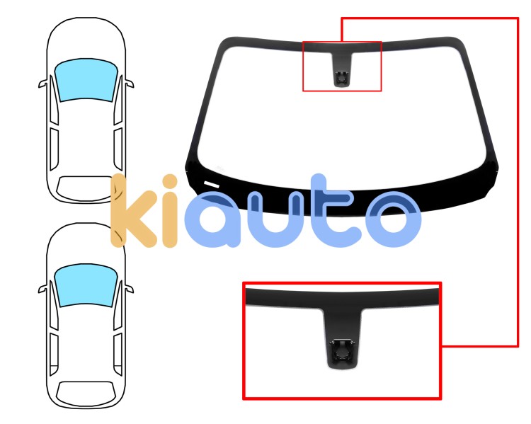 Parabrisas bmw serie 1 (f20-f21) 2012-2015 3/5 puertas / delantero / verde / con base espejo Eurocode 2467AGNV1P