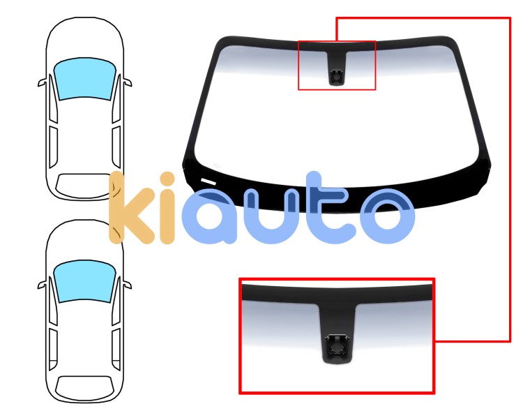 Parabrisas bmw serie 1 (f20-f21) 2015-2019 3/5 puertas / delantero / verde banda gris / con base espejo Eurocode 2467AGNGYV1P