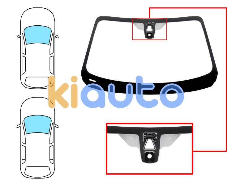 Parabrisas bmw serie 1 (f20-f21) 2015-2019 3/5 puertas / delantero / verde / con sensor / con soporte camara Eurocode 2467AGNCMV3P