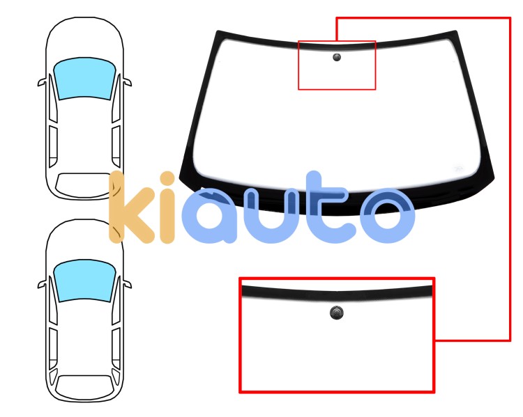 Parabrisas bmw serie 3 (e36) 1990-1998 4 puertas / familiar / delantero / verde / con base espejo Eurocode 2431AGNV