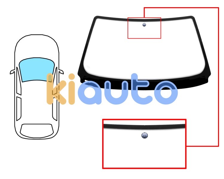 Parabrisas bmw serie 3 (e36) 1992-1999 coupe / delantero / verde / con base espejo Eurocode 2432AGNV