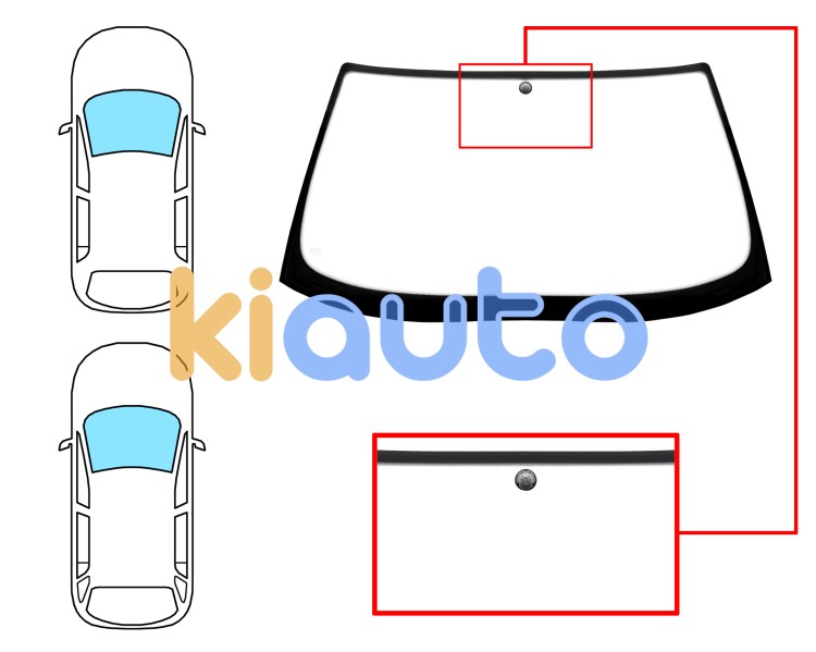 Parabrisas bmw serie 5 (e34) 1987-1995 4 puertas / familiar / delantero / verde / con base espejo Eurocode 2426AGN