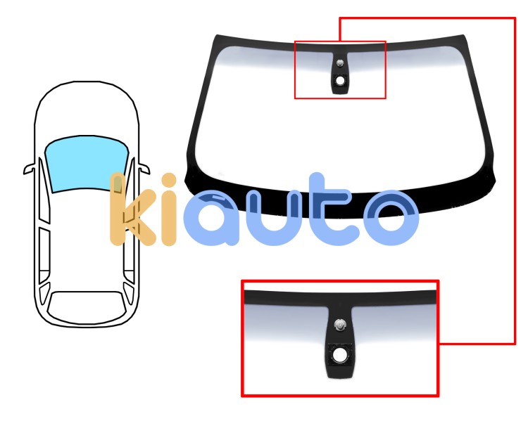 Parabrisas bmw x3 (f25) 2010-2014 delantero / verde banda gris / con base espejo / con sensor Eurocode 2464AGNGYMV1B