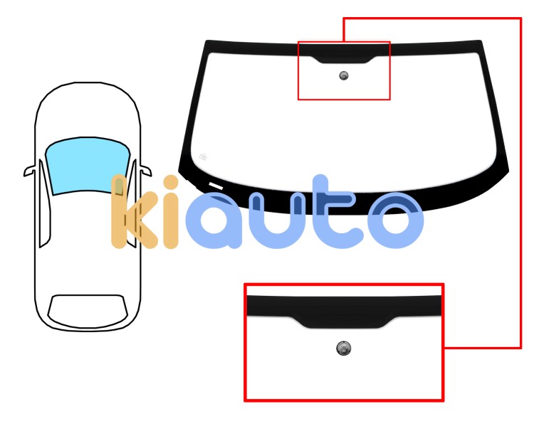 Parabrisas bmw z4 (e85) 2003-2014 coupe / delantero / verde / con base espejo Eurocode 2453AGSV
