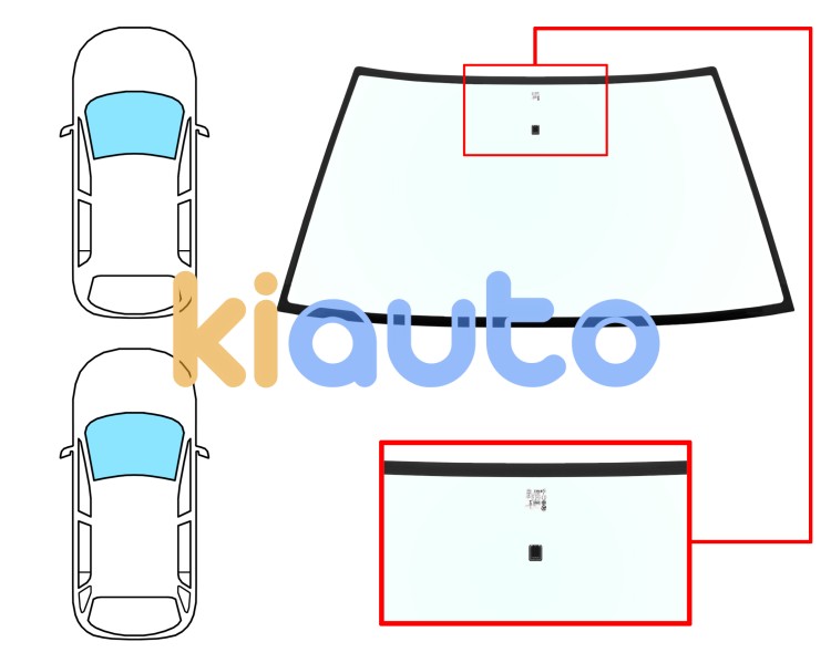 Parabrisas citroen bx 1989-1994 5 puertas / familiar / delantero / verde / con base espejo Eurocode 2715AGN1C