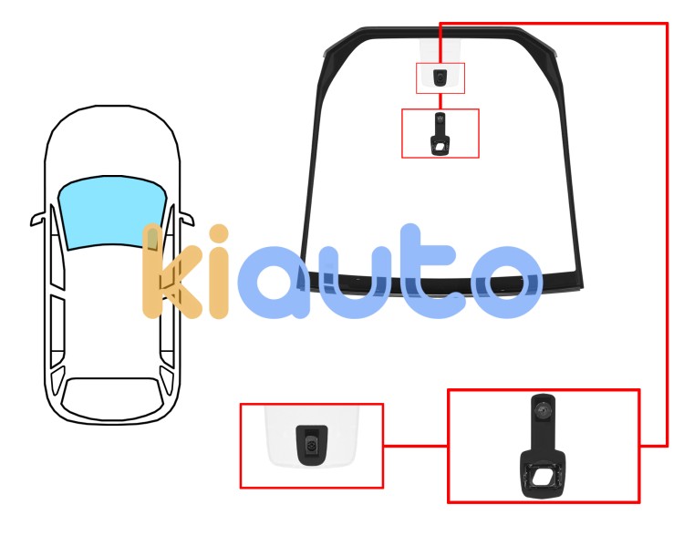 Parabrisas citroen c4 grand picasso 2010-2013 delantero / reflectante / acustico / con base espejo modificada / con sensor / molduras premontadas Eurocode 2735ACDMVZ7A