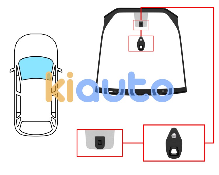 Parabrisas citroen c4 grand spacetourer 2018-2022 delantero / reflectante / acustico / con base espejo / con sensor / molduras premontadas Eurocode 2753AGCIMVZ