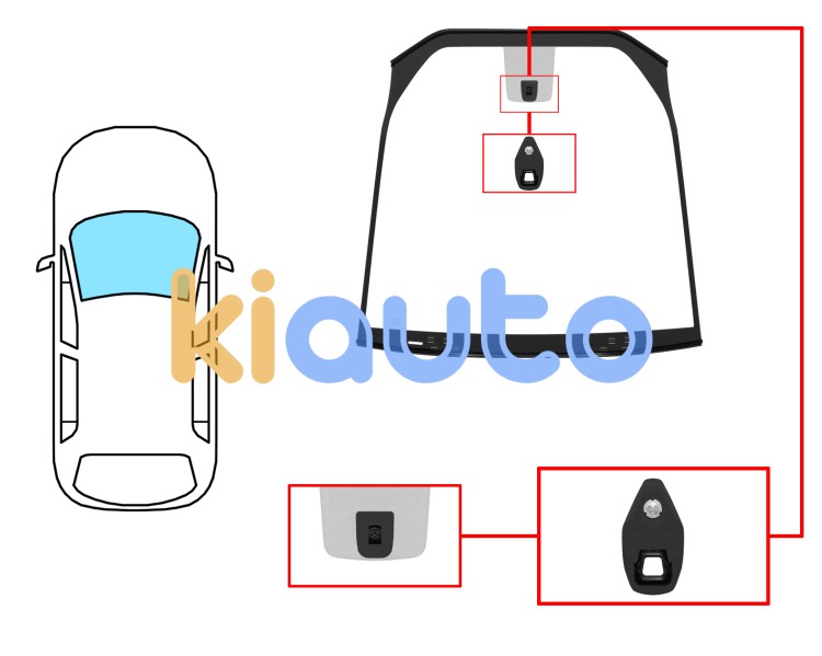 Parabrisas citroen c4 spacetourer 2018-2022 delantero / reflectante / acustico / con base espejo / con sensor / molduras premontadas Eurocode 2753AGCIMVZ