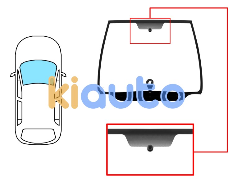 Parabrisas citroen xsara picasso 1999-2004 delantero / reflectante / con base espejo modificada / con sensor Eurocode 2729ACCMV1P